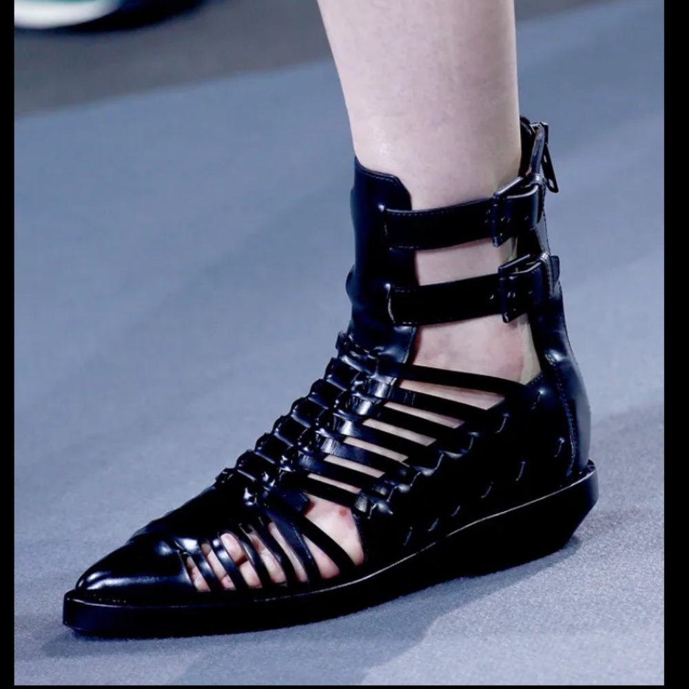 3.1 Phillip Lim PJ sandal black size 38 like new! Worn once. - Picture 1 of 10
